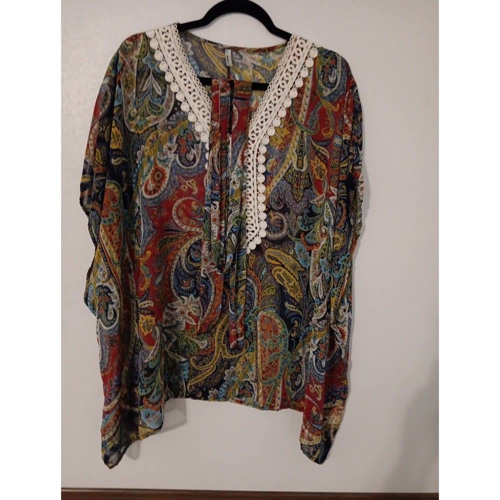 Women's New Directions Tunic Top‎ Blouse Size M